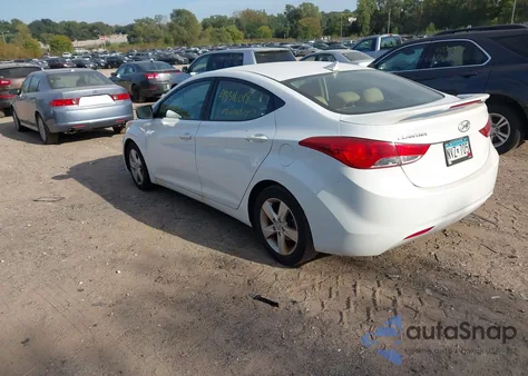 2013 Hyundai Elantra Gls/Limited from USA, damaged, VIN 5NPDH4AE5DH287906